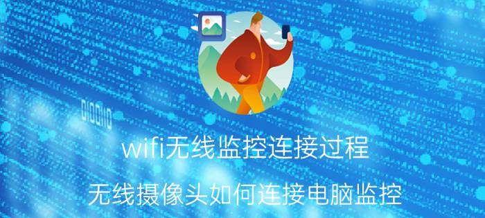 wifi无线监控连接过程 无线摄像头如何连接电脑监控？